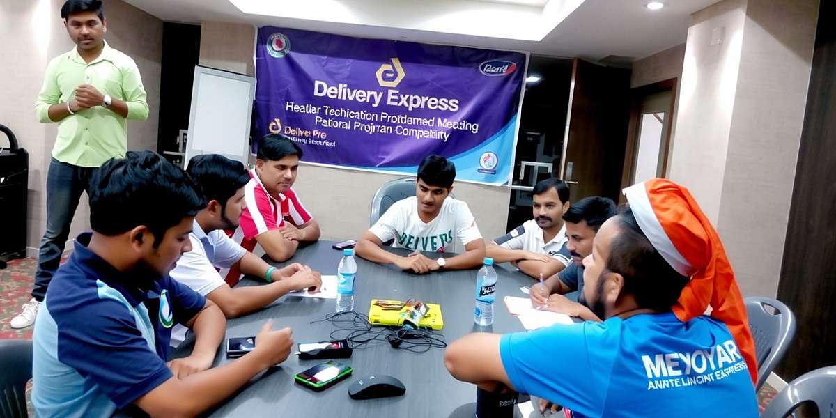 Delivery Express community meetup in Bangalore with players gathered for a regional competition event